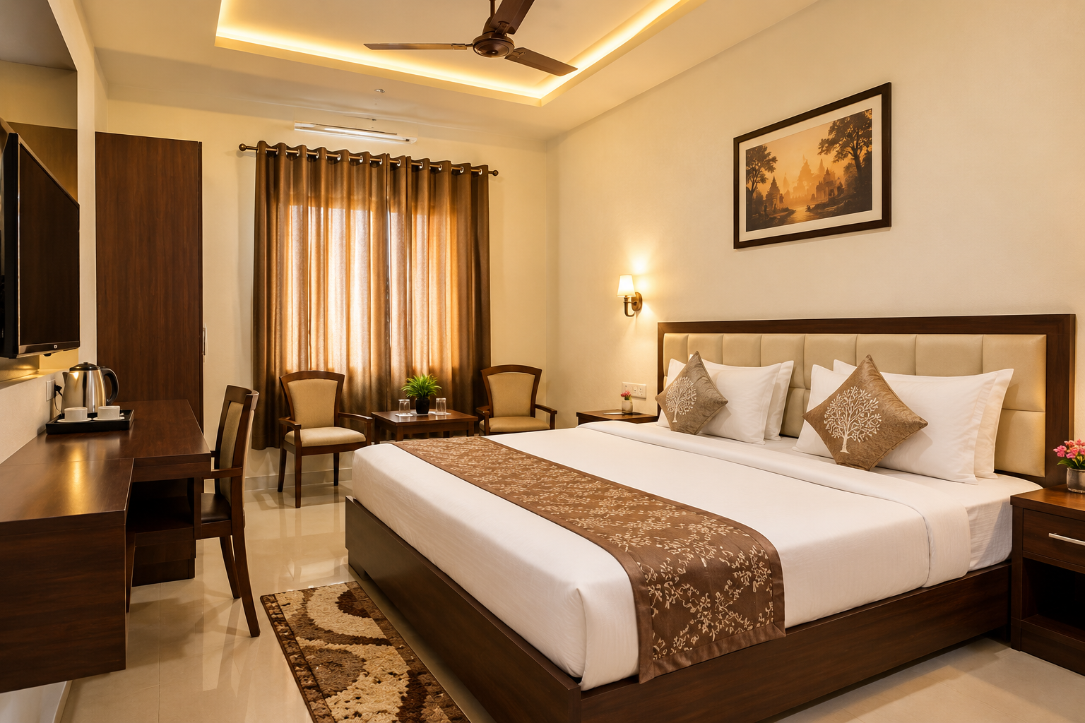 Executive Room near ISKCON Temple Vrindavan